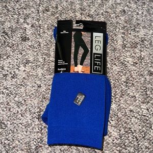 👙NWT Leg Life Women’s Fleece Lining Soft Blue Leggings